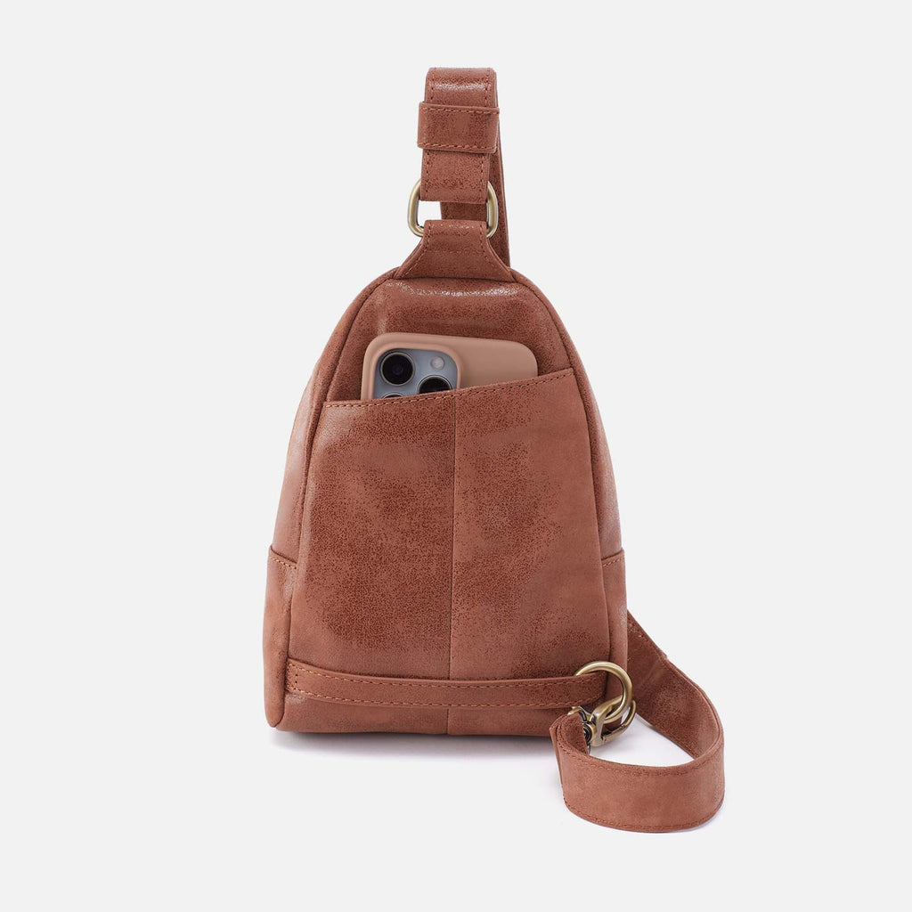 Fern Sling in Buffed Leather - Burnished Saddle