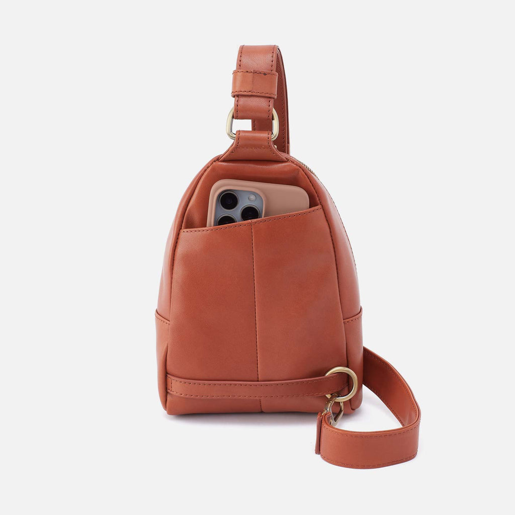 Fern Sling in Smooth Leather with Multi Stitch - Timberline